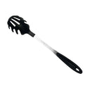 13" Nylon Pasta Server Spaghetti Fork, Curved Handle, Heat Resistant, Nonstick Dishwasher Safe Pasta Serving Spoon