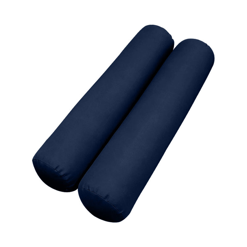Model-6 AD101 Full Size 4PC Knife Edge Outdoor Daybed Mattress Cushion Bolster Pillow Complete Set