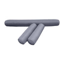 Model-6 AD001 Crib Size 4PC Piped Trim Outdoor Daybed Mattress Cushion Bolster Pillow Complete Set