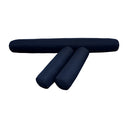 Model-6 AD101 Crib Size 4PC Piped Trim Outdoor Daybed Mattress Cushion Bolster Pillow Complete Set