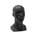 13"H Male Mannequin Head Stand for Display Wigs,Hats,Headphone,Mask,Sunglasses