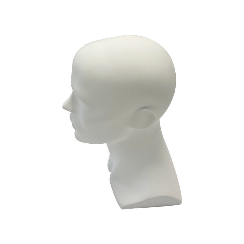 13"H Male Mannequin Head Stand for Display Wigs,Hats,Headphone,Mask,Sunglasses