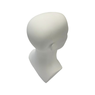 13"H Male Mannequin Head Stand for Display Wigs,Hats,Headphone,Mask,Sunglasses