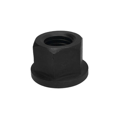 Set of 2 Pcs 5/16''-18 Thread Flange Nuts Heat Treated Steel, Black Oxide Finish Hex Nut