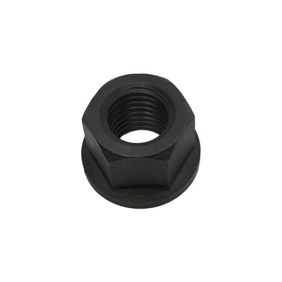 Set of 2 Pcs 5/16''-18 Thread Flange Nuts Heat Treated Steel, Black Oxide Finish Hex Nut