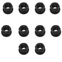 Set of 2 Pcs 5/16''-18 Thread Flange Nuts Heat Treated Steel, Black Oxide Finish Hex Nut