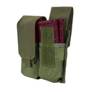 Molle Tactical Closed Top Double Mag Pouch 4 Full Mag Size OD Green