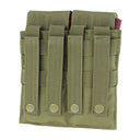 Molle Tactical Closed Top Double Mag Pouch 4 Full Mag Size OD Green