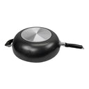 12" Aluminum Nonstick Wok Frying Pan Skillet Cooking Pan Egg Pan, Side Handle