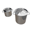 5-Pc Stainless Steel Stock Pot Steamer Pot Set 20 24 32 40 52QT Vaporera Kettle