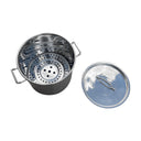 5-Pc Stainless Steel Stock Pot Steamer Pot Set 20 24 32 40 52QT Vaporera Kettle