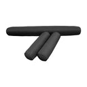 Model-6 AD003 Queen Size 4PC Piped Trim Outdoor Daybed Mattress Cushion Bolster Pillow Complete Set