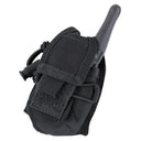 BLACK MOLLE PALS HHR Handheld Radio Multi-Purpose Tactical Utility Pouch