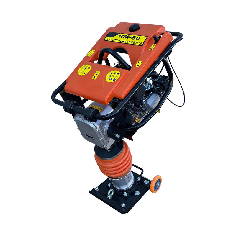 Jumping Jack Tamping Rammer Dirt Soil Tamper Compactor w/6.5HP 196cc Engine