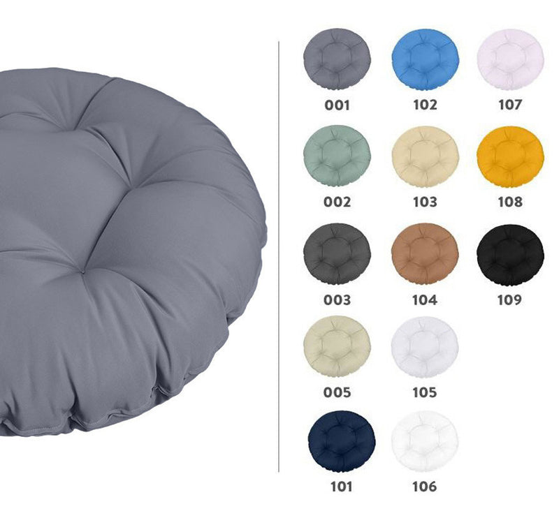 44" x 6" Outdoor/Indoor Round Papasan Ottoman Cushion Pillow Swing Chair