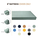 Outdoor Mattress Fitted Sheet Twin Size (75" x 39" x 8") Slip Cover Only
