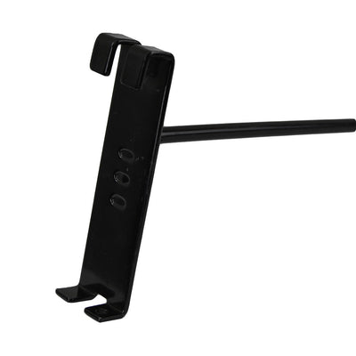 BLACK 4" Long GridWall Wire Metal Hooks Display Grid Panel Hanger Retail 10PC