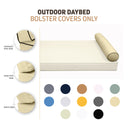 Model-5 CRIB SIZE Bolster & Back Pillow Cushion Outdoor SLIP COVER ONLY