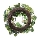 24” Artificial Mixed Berry Wreath, Spring Botanical Silk Floral Front Door Wreath, Realistic Natural Greenery for Farmhouse Wall, Entryway & Seasonal Home Décor
