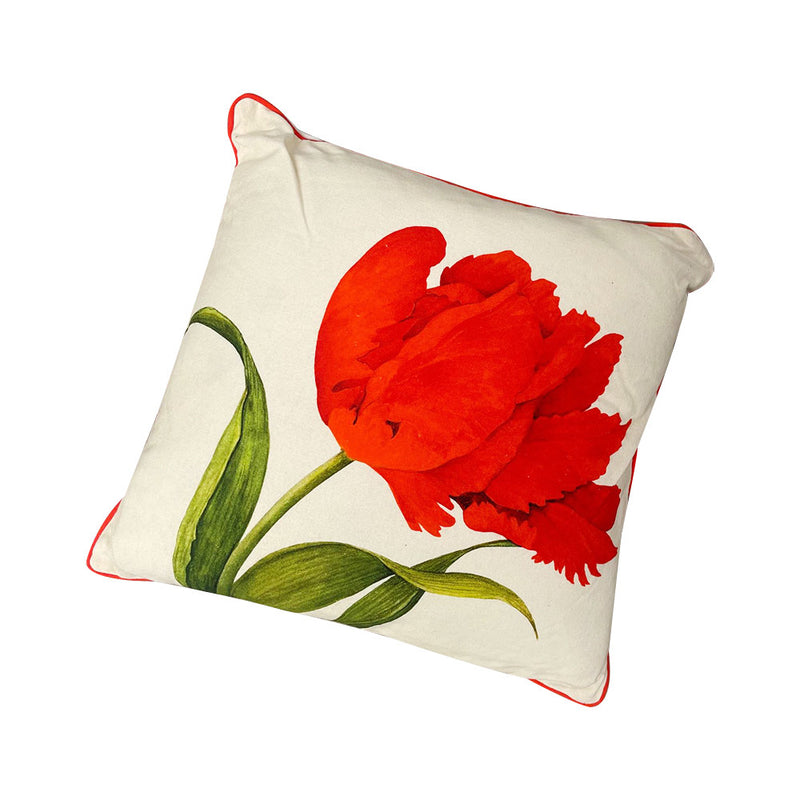 Spring Tulips Throw Pillow Decorative Cushion Sofa Couch Pillow Home Decor 16x16
