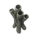 15-1/2" H Tree Bark Multi Vessel Vase, Natural Wood Look Rustic Flower Vase, Decorative Tree Trunk Style Home Décor for Living Room & Table Centerpiece