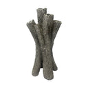 15-1/2" H Tree Bark Multi Vessel Vase, Natural Wood Look Rustic Flower Vase, Decorative Tree Trunk Style Home Décor for Living Room & Table Centerpiece