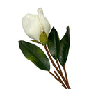 32" Real Touch Magnolia Stem, Artificial Magnolia Flower Silk Floral Stem for Vase Arrangements, Wedding Décor & Home Decoration