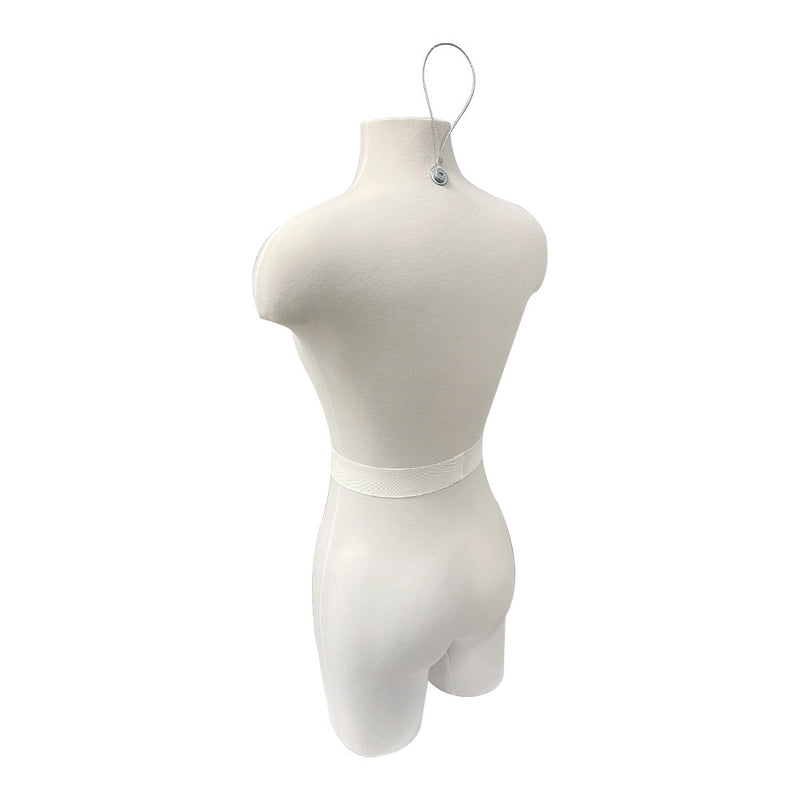 Female Torso Form Hip Long Female Mannequin Body Dress Form Small Size