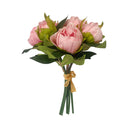 15 Peonies 10" Real Touch Peony Artificial Flower Bundle, Silk Floral Stems for DIY Wedding Bridal Bouquets, Centerpieces & Home Décor