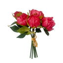 15 Peonies 10" Real Touch Peony Artificial Flower Bundle, Silk Floral Stems for DIY Wedding Bridal Bouquets, Centerpieces & Home Décor