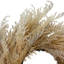 24” Artificial Pampas Grass Wreath, Botanical Faux Pampas Door Wreath for Home Décor, Boho Farmhouse Wall Accent, Christmas & Wedding Decoration
