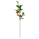 12 Pcs 35" Spring Botanical Artificial Orange Fruit Spray, Faux Citrus Stem Floral Arrangement for Vase, Farmhouse & Natural Home Décor