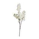 12 Pcs 42" Artificial White Cherry Blossom Spray, Botanical Silk Floral Stem for Tall Vase Arrangements, Wedding & Natural Home Décor