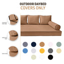 Model-3 Twin-XL Size (80" x 39" x 6") Outdoor Daybed Mattress Bolster Backrest Cushion Pillow |COVERS ONLY|