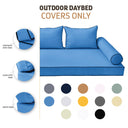 Model-4 Full Size (75" x 54" x 6") Outdoor Daybed Mattress Bolster Backrest Cushion Pillow |COVERS ONLY|