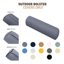 Medium Size 24" x 6" Outdoor Bolster Pillow **COVERS ONLY**