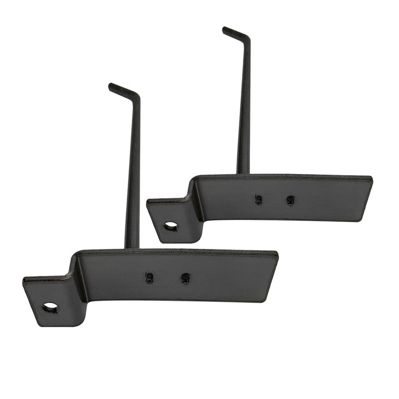 6" Slatwall Hook,Raw Steel,Hanger Display,Display Panel Hook Wire Metal 12Pc Set