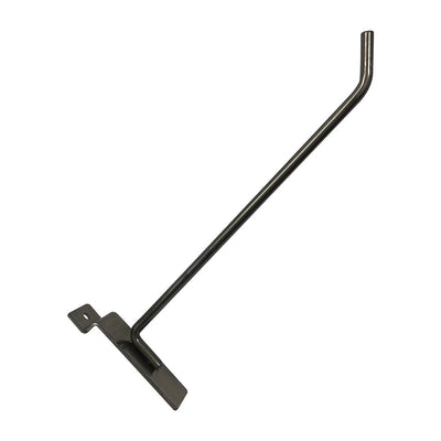 12 Pcs Slatwall Hook Grid Metal Raw Steel Shelving Assortment Garage Storage 8"