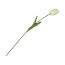 36 Pcs Artificial White Tulips 15” Real Touch Foam Tulip Bundle, Lifelike Silk Floral Stems for Home Décor, Wedding Centerpieces, Spring Arrangements & Table Vase Display
