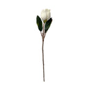 6 Pcs 32" Real Touch Magnolia Stem, Artificial Magnolia Flower Silk Floral Stem for Vase Arrangements, Wedding Décor & Home Decoration