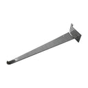 20 Pcs 10” Chrome Slatwall Glass Shelf Bracket, Metal Retail Display Support Hanger for Store Wall Fixture & Merchandising