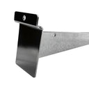 20 Pcs 10” Chrome Slatwall Glass Shelf Bracket, Metal Retail Display Support Hanger for Store Wall Fixture & Merchandising