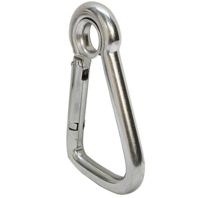 1 PC Marine Carabiner Clip Spring Snap Link Hook Eyelet 1/4" Stainless Steel