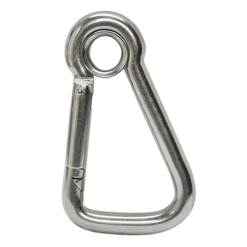 1 PC Marine Carabiner Clip Spring Snap Link Hook Eyelet 1/4" Stainless Steel