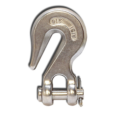 1 Pc SS316 Clevis Grab Hook Towing Shackle 5/16'' For Marine WLL 2,200 lbs