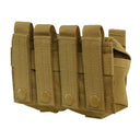 Coyote Tactical Double Frag Utility Tool Nylon Closed Top Buckle Pouch