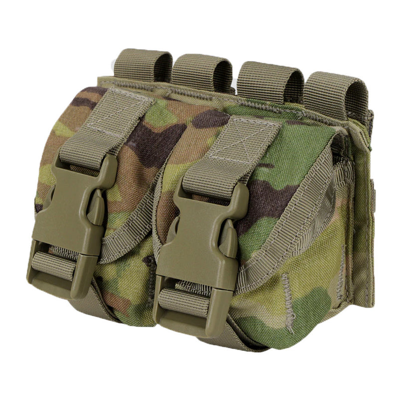 Scorpion Tactical Double Frag Utility Tool Nylon Closed Top Buckle Pouch