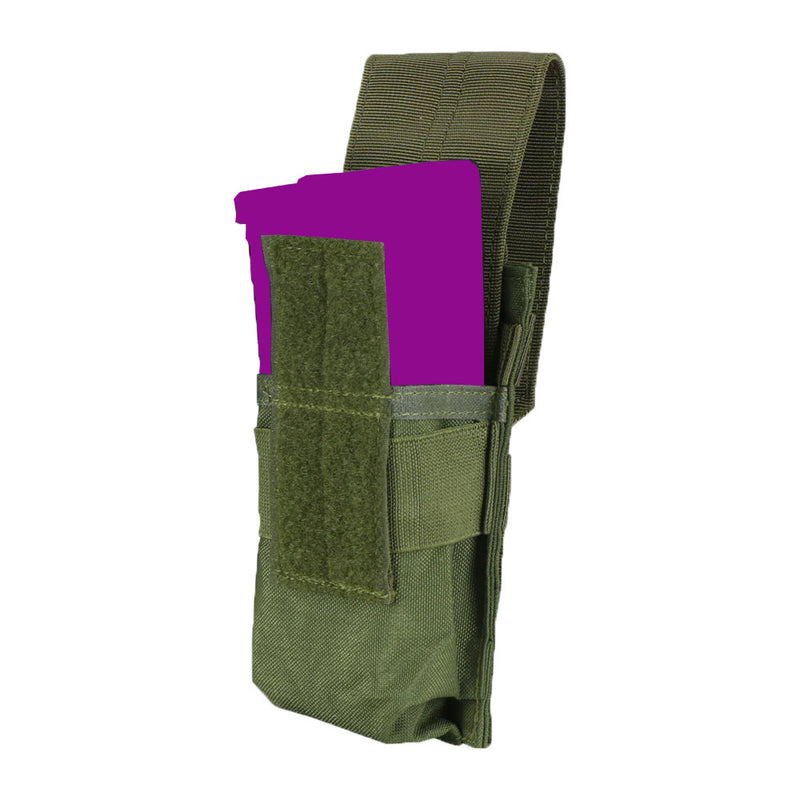 OD GREEN Tactical MOLLE PALS Single Mag Pouch Modular Closed Top