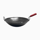 16" Carbon Steel Pow Wok with Helper Handle Stir Fry Traditional Chinese Wok