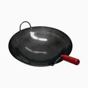 16" Carbon Steel Pow Wok with Helper Handle Stir Fry Traditional Chinese Wok